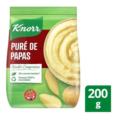 Pure De Papas Knorr Instantaneo X 200 Gr