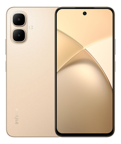 Celular Infinix Smart 10 Dual Sim Infinix Ai 128 GB ROM 4 GB RAM Dorado Doble Altavoz Ip64 Pantalla De 120 Hz