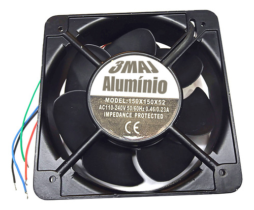 Cooler 150x150 Ventilador Ventoinha Alumínio Bivolt 127 220v