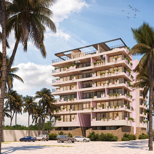 Preventa Deptos Amueblados Rosa Palmar, Sisal Pto. Mod A, 2 Hab Y Terraza Dic 24