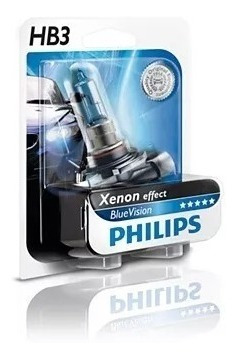 Lampara Philips Blue Vision 9005 Hb3 Philips Hb39005bv