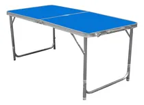 Comprar Mesa Plegable 120x60 Aluminio Melamina Camping Playa Portatil