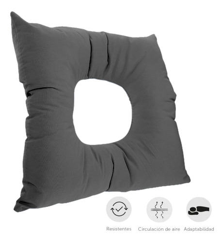 Almohadon Camilla Masajes Spa Tratamiento Boca Abajo Agujero Negro Liso