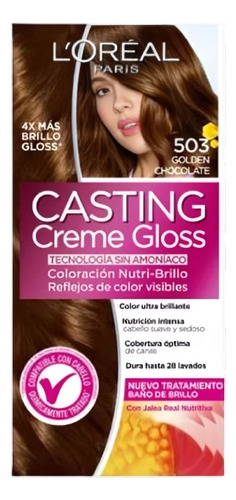 Casting Crema Gloss Golden Chocolate 503 Tono Sobre Tono