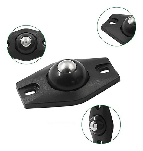 20x Mini Ruedas Giratorias Ruedas Adhesivas Ruedas Universal