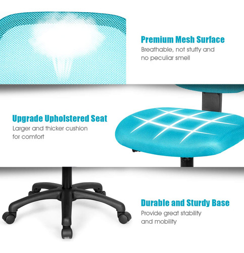 Officejoy Silla De Oficina Para Niños Con Reposabrazos Silla