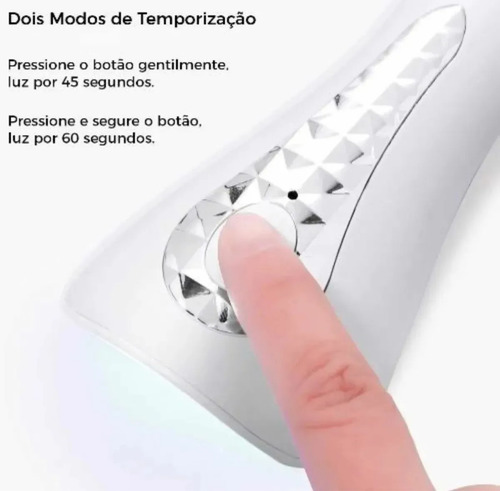 Mini cabina, linterna portátil, LED, UV, inalámbrica, gel, secado en gel, color blanco