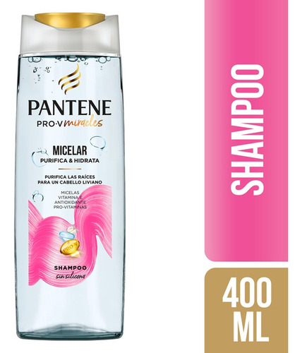 Shampoo Pantene Pro-v Miracles Micelar 400 Ml