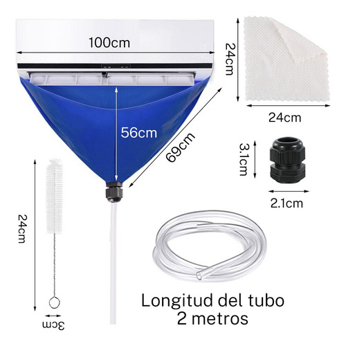 H Bolsa Tapa Servicio Limpieza De Tapa Minisplit