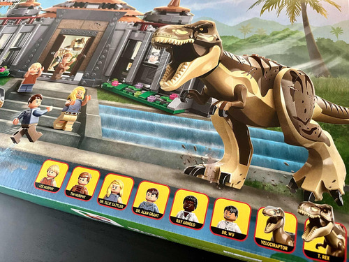 Lego Centro De Visitantes: T. Rex Y Ataque Del Raptor 76961