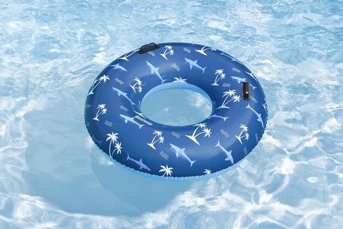 Salvavidas Inflable Para Niños 1.19 M 2 Colores Mod. 36353 Azul