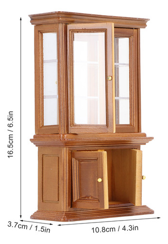 Decoración De Estantería En Miniatura, Escala 1:12 De Altura
