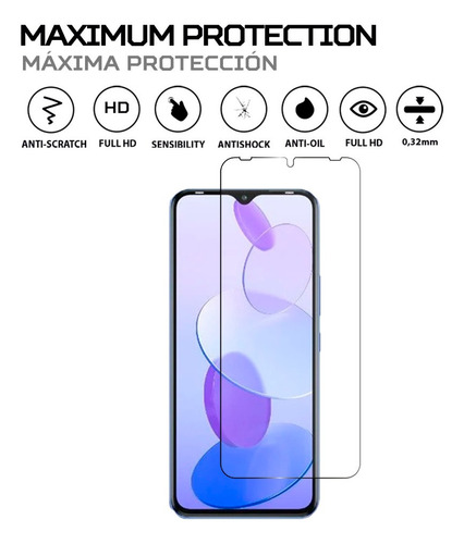 Imagen 2 de 6 de Protector Pantalla Antishock Para Infinix Smart 6 Plus