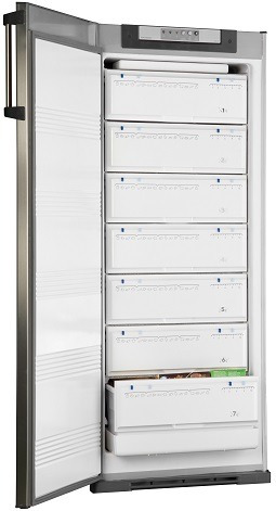 Imagen 3 de 4 de Freezer Vertical Kohinoor Gsa-2694/7 Acero 250 Lts Promocion