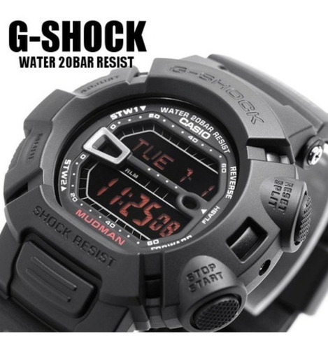 Reloj Original Casio® G Shock Mudman Táctico 200 Mts Nuevo