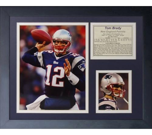  Tom Brady Home Framed Photo Collage, 11 X 14-inch, Bla...