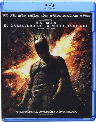 Batman El Caballero De La Noche Asciende Bluray+dvd Película