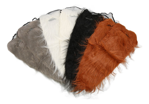 Accesorios De Cosplay De Barba Larga De Lujo Para Halloween