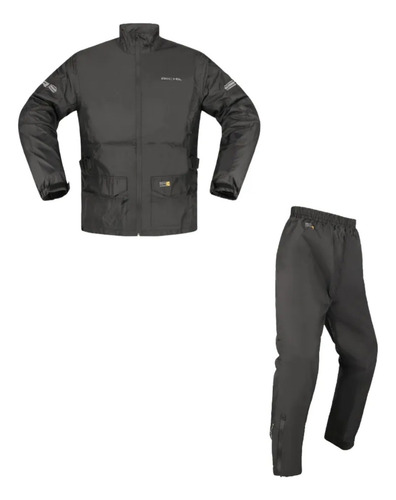 Traje De Lluvia Richa Tsunami Negro Xxxl