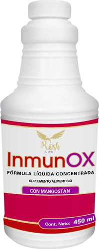 Inmunox 500ml Antioxidante Con Mangostan + Acai Rosh Life