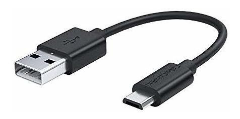 Micro Usb Velocidad Triple Blindado Para Energia Baston 6 Mt