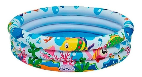 Piscina Infantil Inflável 180 Litros Colorida + 100 Bolinhas