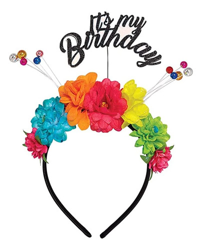 Amscan Its My Birthday - Diadema Floral De Lujo