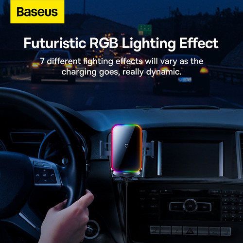 Soporte Celular Auto Carga Inalámbrica Rápida / Baseus
