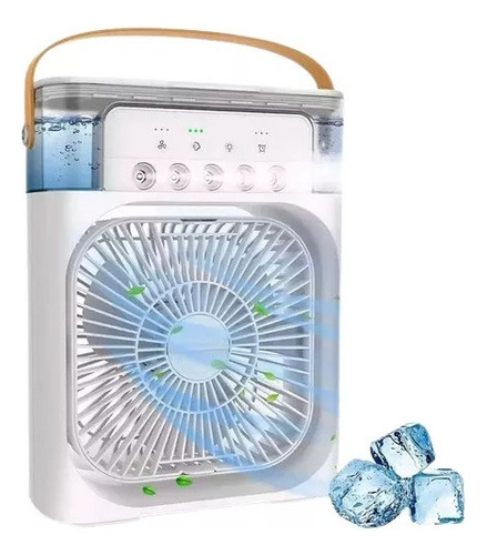 Mini enfriador de aire acondicionado, humidificador y ventilador Dl-490, color blanco, 110 V/220 V