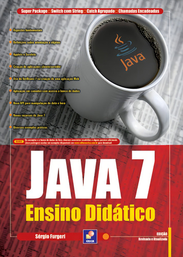 Java 7 - Ensino didático, de Furgeri, Sérgio. Editorial Editora Érica, capa mole em português, 2010