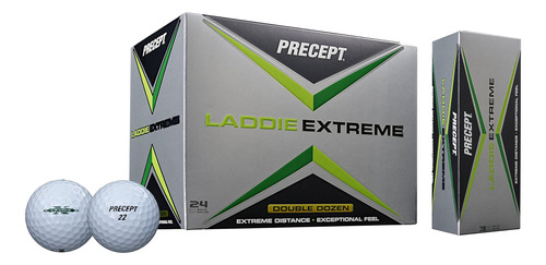 Precept 2017 Laddie Extreme Pelotas De Golf (24 Bolas), Colo