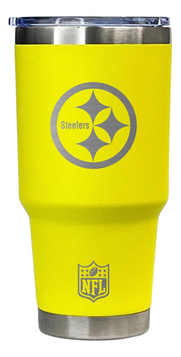 Termo 30oz Personalizado Nfl /pittsburgh Steelers Acero Inox