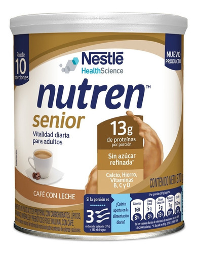 Nutren Senior Café Con Leche - g a $224