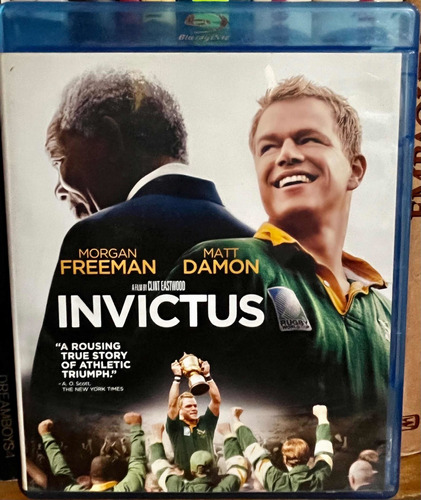 Blu-ray + Dvd Película Invictus. 2009 Original