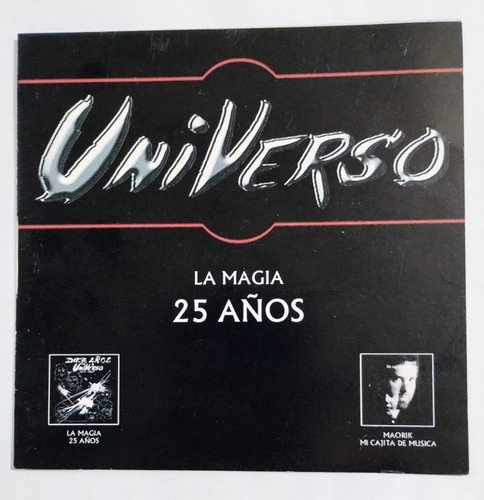 Universo & Maorik Techeira Cd La Magia 25 Años Con 17 Temas