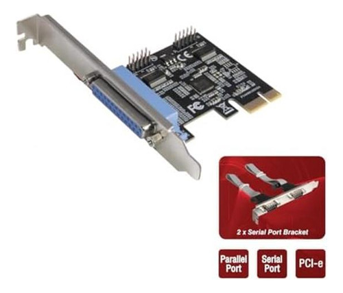 Vantec Pcie 2 Serial Y 1 Tarjeta Host Paralela (ugt-pce2s1p)