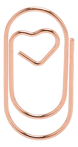 Lindos Clips De Papel, 100 Unidades, Portátiles, Con Forma D