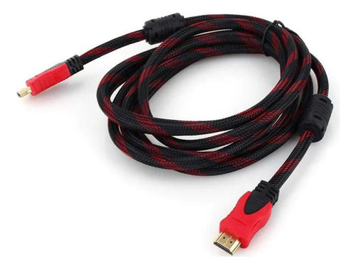 Cable Hdmi V1.4 Led Smart Tv Filtros Premium Oro 15 Metros