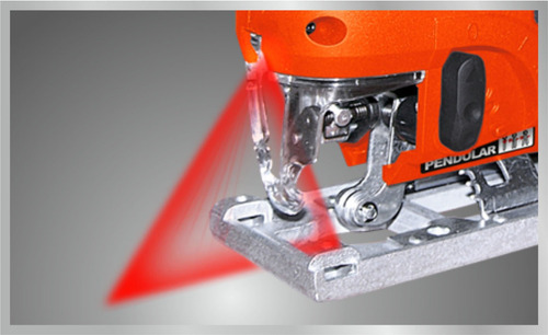 Imagen 3 de 11 de Sierra Caladora Manual 100 Mm 800 W Dowen Pagio 9993621