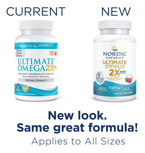 Suplemento Nordic Naturals Ultimate Omega 2x Mini 60 Soft Ge