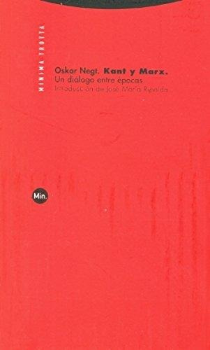 Kant Y Marx - Un Dialogo Entre Épocas, Negt, Trotta