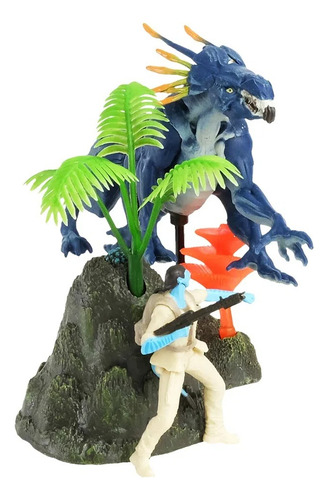 Avatar Pandora Box Jake Sully & Thanator Com Luz - Mcfarlane
