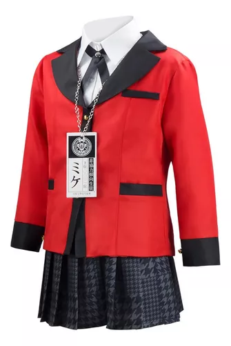 Anime Kakegurui Yumeko Jabami Costumes 6pcs/set 