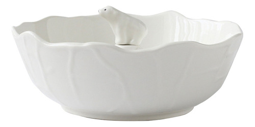 . Ensaladera De Porcelana Polar Bear Bowl Ceramics