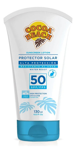 Protector Solar Cocoa Beach Fps 50 X 130 Ml ( Mayorista )