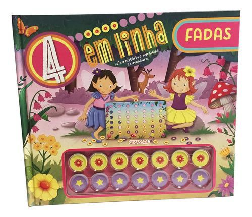 4 em Linha - Fadas, de Cheeky Monkey - Reino Unido. Editorial Girassol Brasil Edições EIRELI, capa mole em português, 2017
