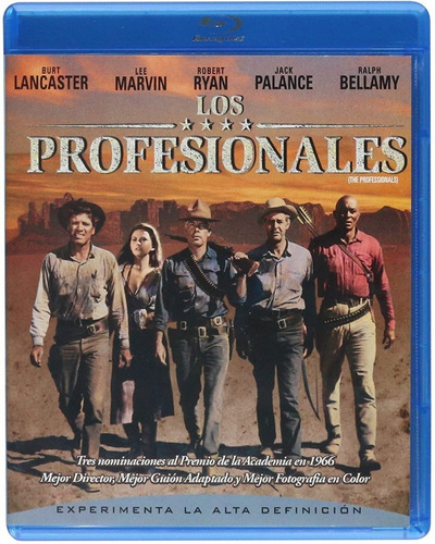 Los Profesionales Blu Ray Burt Lancaster Película Nuevo