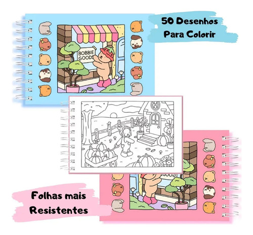 - Kit De Marcadores De 48 Cores Com Ponta Dupla E Livro