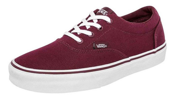 vans rojo vino para mujer