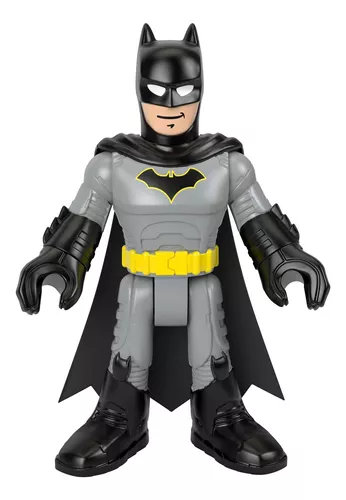 Juguete Imaginext Figura XL Batman con partes móviles Negro